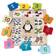 Puzzle 10 petits poissons