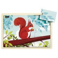 Puzzle bois - l'écureuil (9 p)