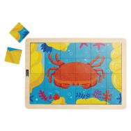 Puzzle bois - le crabe et le coquillage (24 p)