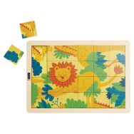Puzzle bois - les girafes et le lion (24 p)