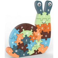 Puzzle chiffres et lettres escargot