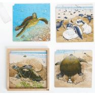 Puzzle développement de la tortue de mer