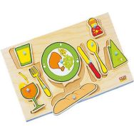 Puzzle en bois : le repas