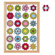 Puzzle loto des fleurs