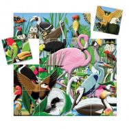 Puzzle magnétique 'oiseaux' 16 pièces