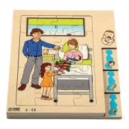Puzzle maman bébé 4 niveaux