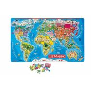 Puzzle monde magnétique
