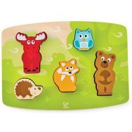 Puzzle tactile animaux de la forêt