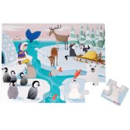 Puzzle tactile la vie sur la banquise
