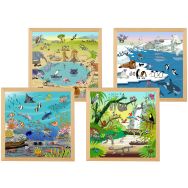 Puzzles de vocabulaire - ensemble de 4