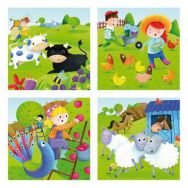 Puzzles progressifs les animaux de la ferme