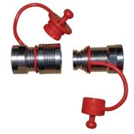 Raccord rapide gasoil laiton chromé raccordement F1'' - Cemo