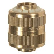 Raccord réparateur laiton sur carte - Pour tuyau Ø 15 mm (5/8'')