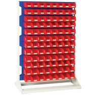 Rack à bac fixe ou mobile gris clair _ 16917324.16V
