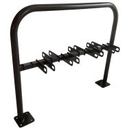 Rack à trottinettes acier à fixer noir