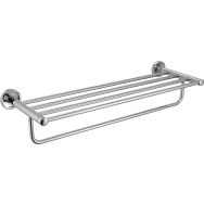 Rack porte-serviettes mural inox