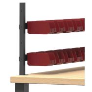 Rail support bac pour établi Anjou Tolerie