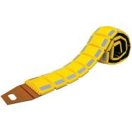 Ralentisseur en rouleau transportable 3000mmx40mm - jaune