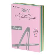 Ramette 500 feuilles A4 80g 5 teintes pastel assorties