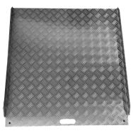 Rampe d'accès amovible alu à damier pour PMR - Waccess