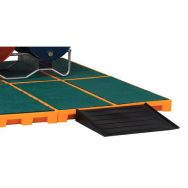 Rampe d'accès pour plate-forme de rétention