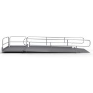 Rampe pour fauteuil roulant en aluminium