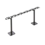 Range 6 trottinettes sur pied - Côte à côte