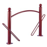 Range vélos Carthagène barrière rouge - Mottez