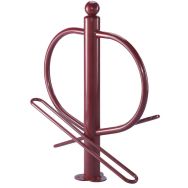 Range vélos Carthagène poteau rouge - Mottez