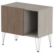 Rangement bas Java hauteur 74 cm 1 porte 1 niche MBA