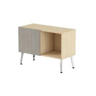 Rangement bas Teni hauteur 74 cm 1 porte à gauche - MBA