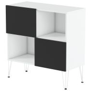 Rangement mi-haut Java damier hauteur 101 cm - MBA