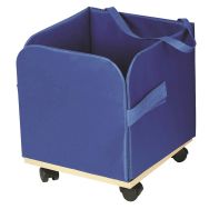 Rangement mobile sur roulettes pour 10 coussins