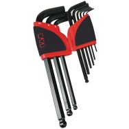 Ratelier 9 clés mâles 6 pans à tête spherique 1,5 à 10mm FME