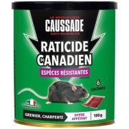 Raticide canadien céréales espèces résistantes - 150g