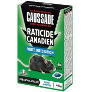 Raticide canadien pâte appétente forte infestation - 400g