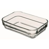 Ravier rectangulaire en verre trempé 25cl transparent