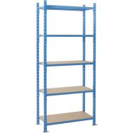 Rayonnage Combi-Plus - Tablette tubulaire + recouvrement bois - Manorga