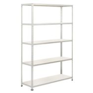 Rayonnage Manutan Rapid 2 1830x1220x455 Gris - 5 tablet méla