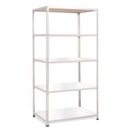 Rayonnage Manutan Rapid 2 1830x915x455 Gris - 5 tablet méla