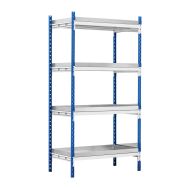 Rayonnage Rangeco plus 4 niveaux avec bacs de rétention - Paperflow