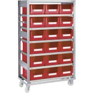 Rayonnage à tablettes équipés de Bac SK - rack mobile - Bito