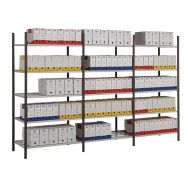 Rayonnage archives Elément départ simple face 5 niveaux L/H/P 104 x 200 x 38,8cm