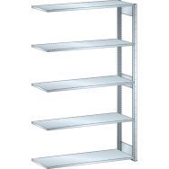 Rayonnage galvanisé svt 1300x500x2200mm capacité 160 Kg