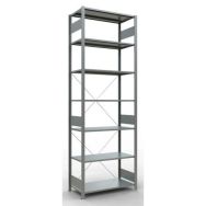 Rayonnage léger Easy-Fix - Simple face- H3000 mm - galvanisé - Schulte