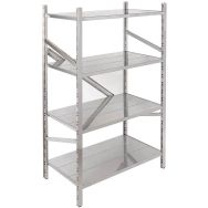 Rayonnage médical inox - Tablette pleine - Actiwork