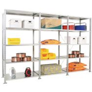 Rayonnage mi-lourd Advance - Tablette galva - Elément suivant 1100 x 400 mm