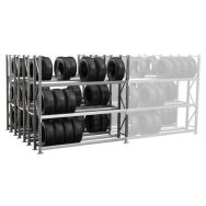 Rayonnage pneu quadruple profondeur Espivol - Manorga