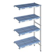 Rayonnage pour angle 4 niveaux L.95.1 x P.40 x H.175cm
