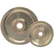 Réa en acier alésage sur bague bronze - Force 400 à 6000 kg